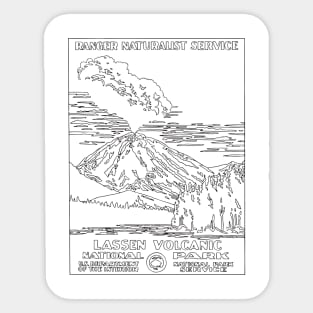 LASSEN VOLCANIC Sticker